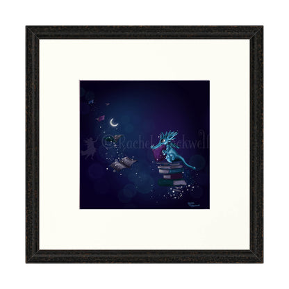 A Bookworm -Giclee Print