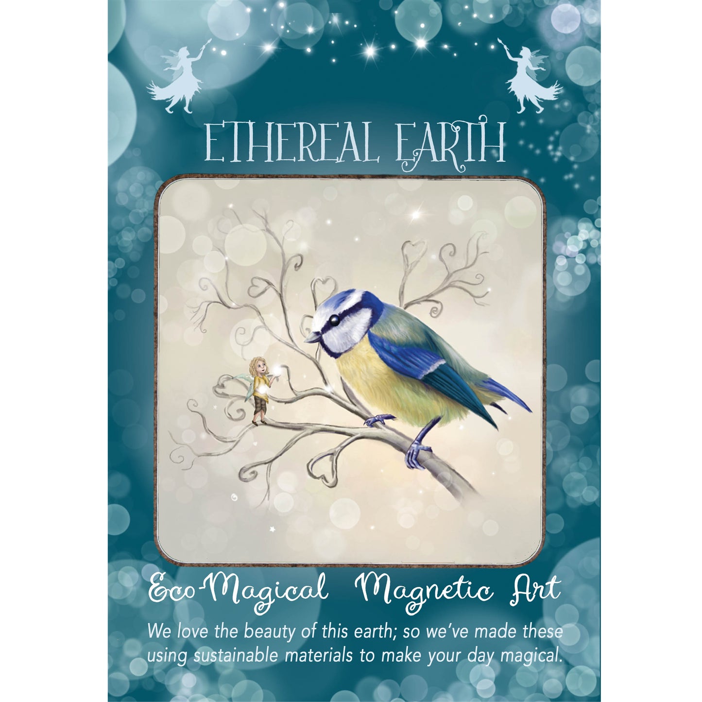 Magnetic Art - Blue Tit - The Messenger