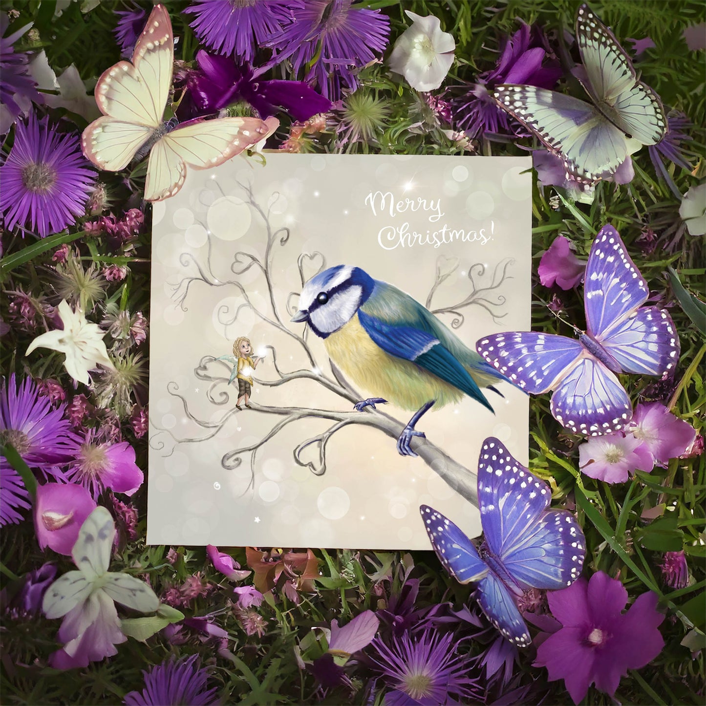 Blue Tit - The Messenger - Xmas