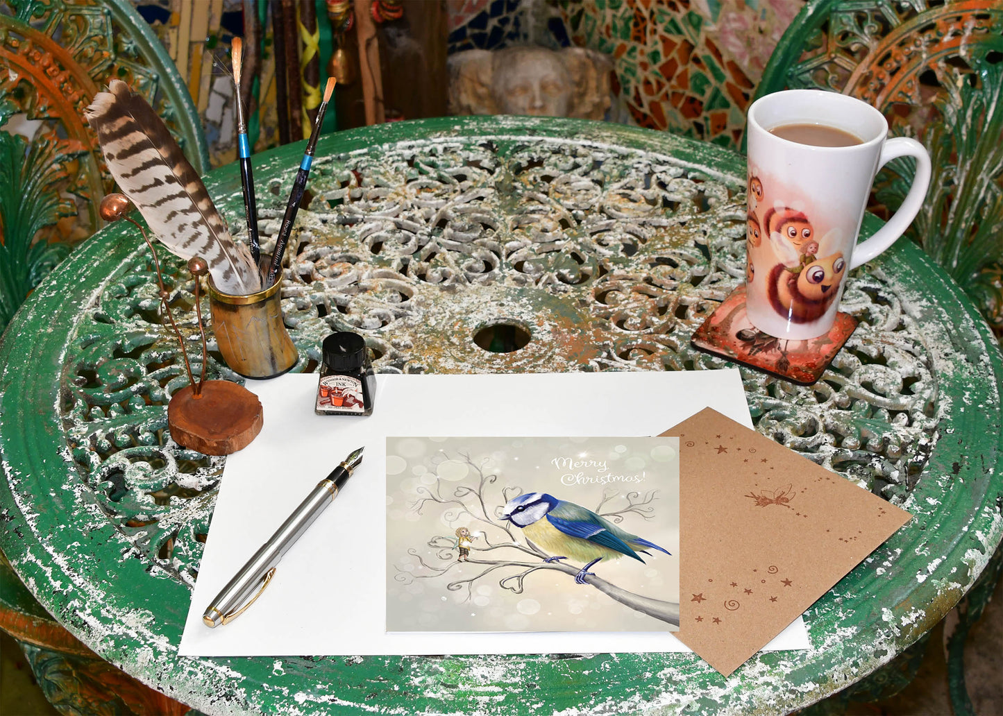 Blue Tit - The Messenger - Xmas