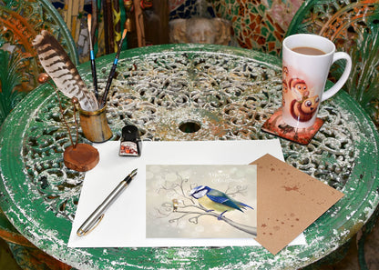 Blue Tit - The Messenger - Xmas