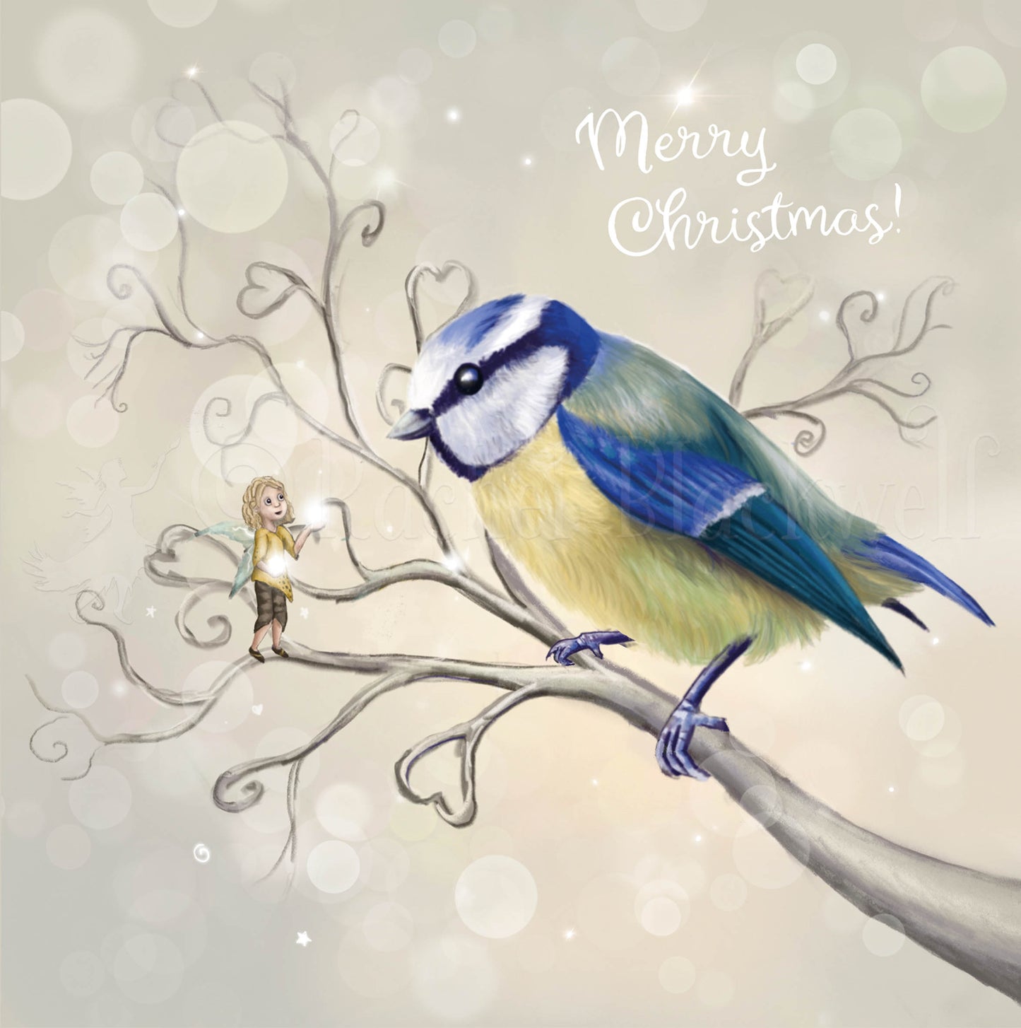 Blue Tit - The Messenger - Xmas