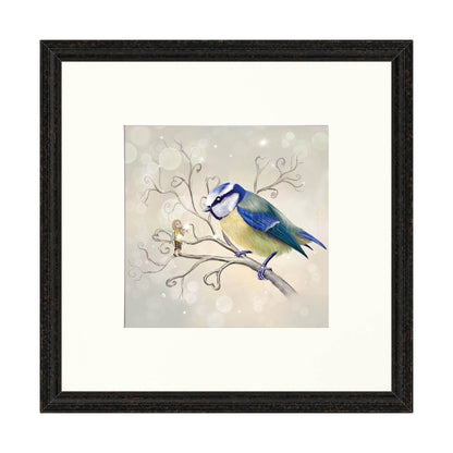 Blue Tit - The Messenger  -Giclee Print
