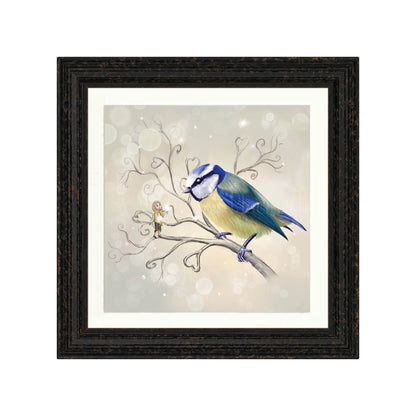 Blue Tit - The Messenger  -Giclee Print
