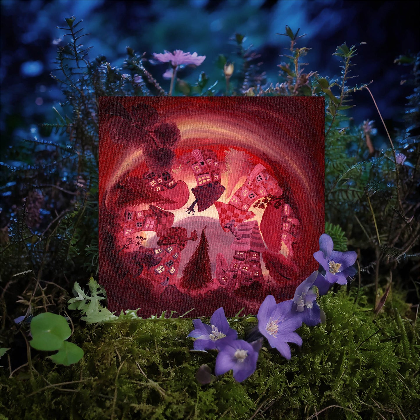 Burgundy Whirly