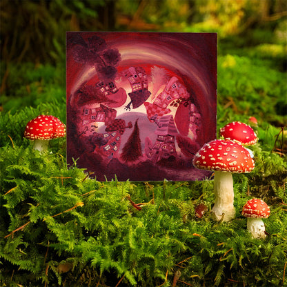 Burgundy Whirly