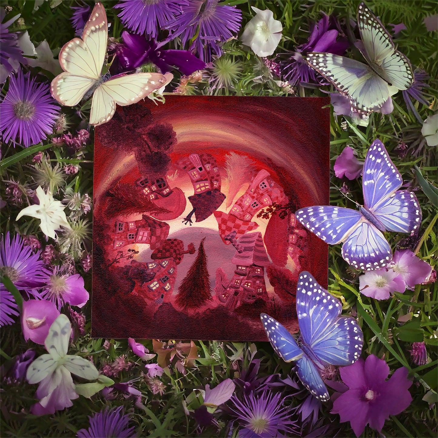 Burgundy Whirly