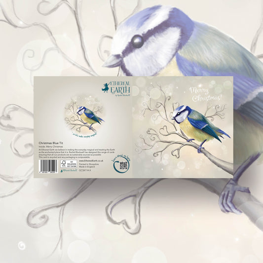 Christmas Blue Tit