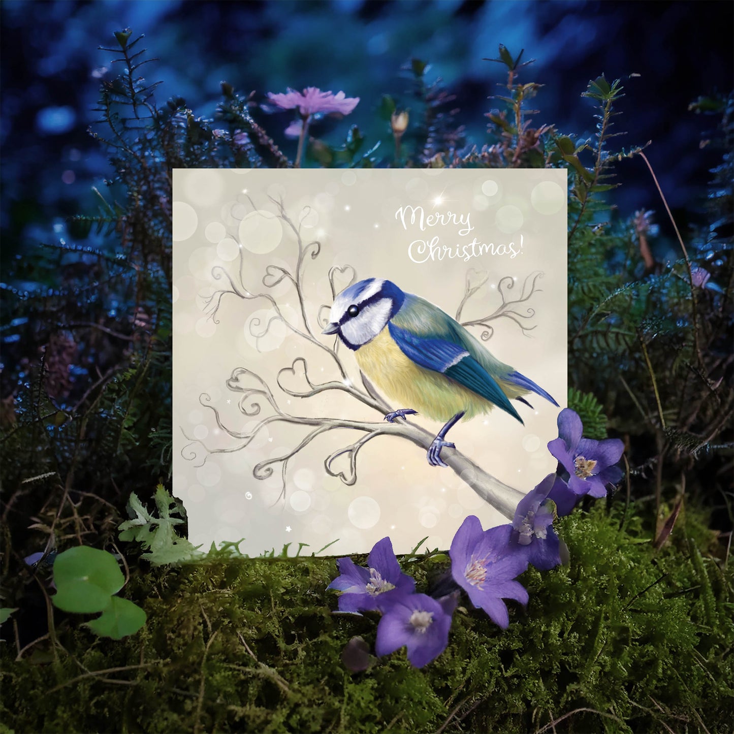 Christmas Blue Tit