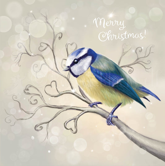 Christmas Blue Tit