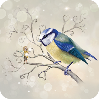 Coasters - Blue Tit - The Messenger