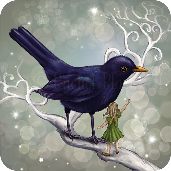 Coasters - The Fairy and the Blackbird