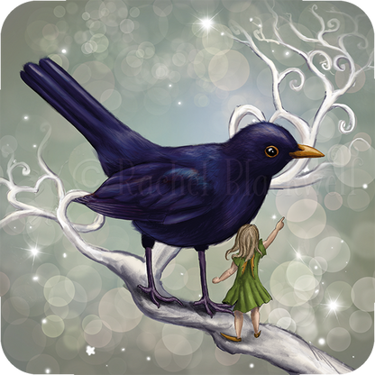 Coasters - The Fairy and the Blackbird
