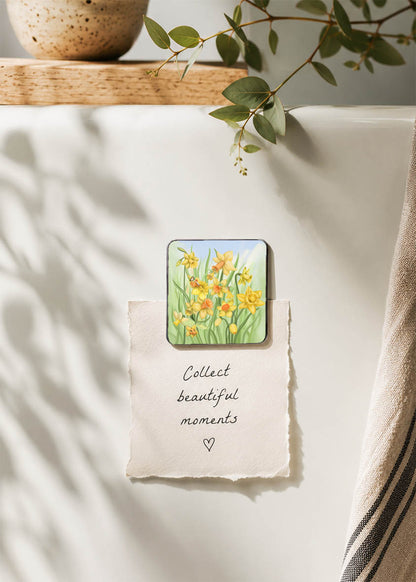 Magnetic Art - Dancing Daffodils