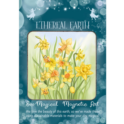 Magnetic Art - Dancing Daffodils