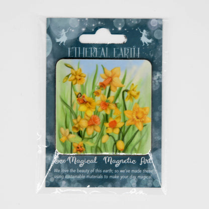 Magnetic Art - Dancing Daffodils