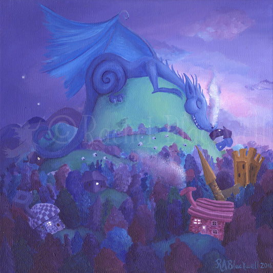 Dawn Dragon -Giclee Print