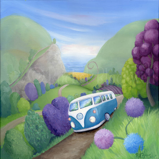 Dreaming of Summer Holidays -Small Giclee