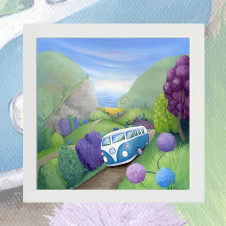 Dreaming of Summer Holidays - Unsigned Giclee Mount
