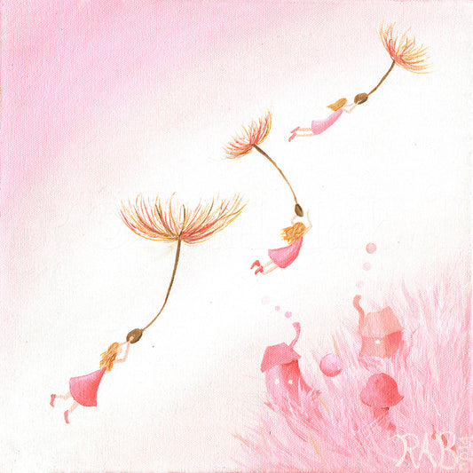 Floating Away to Fairyland -Giclee Print