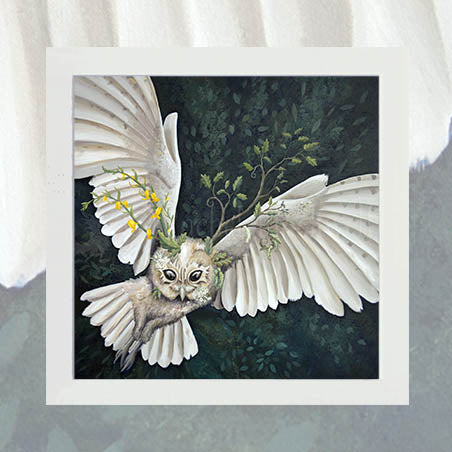 Flower Face - Unsigned Giclee Mount