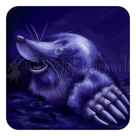 Mole - Unsigned Giclee Mount