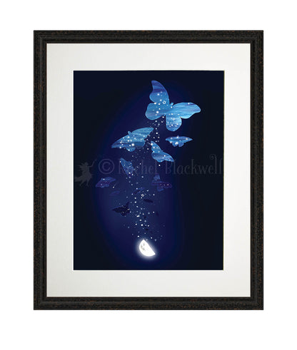 Moonshine Moths -Giclee Print