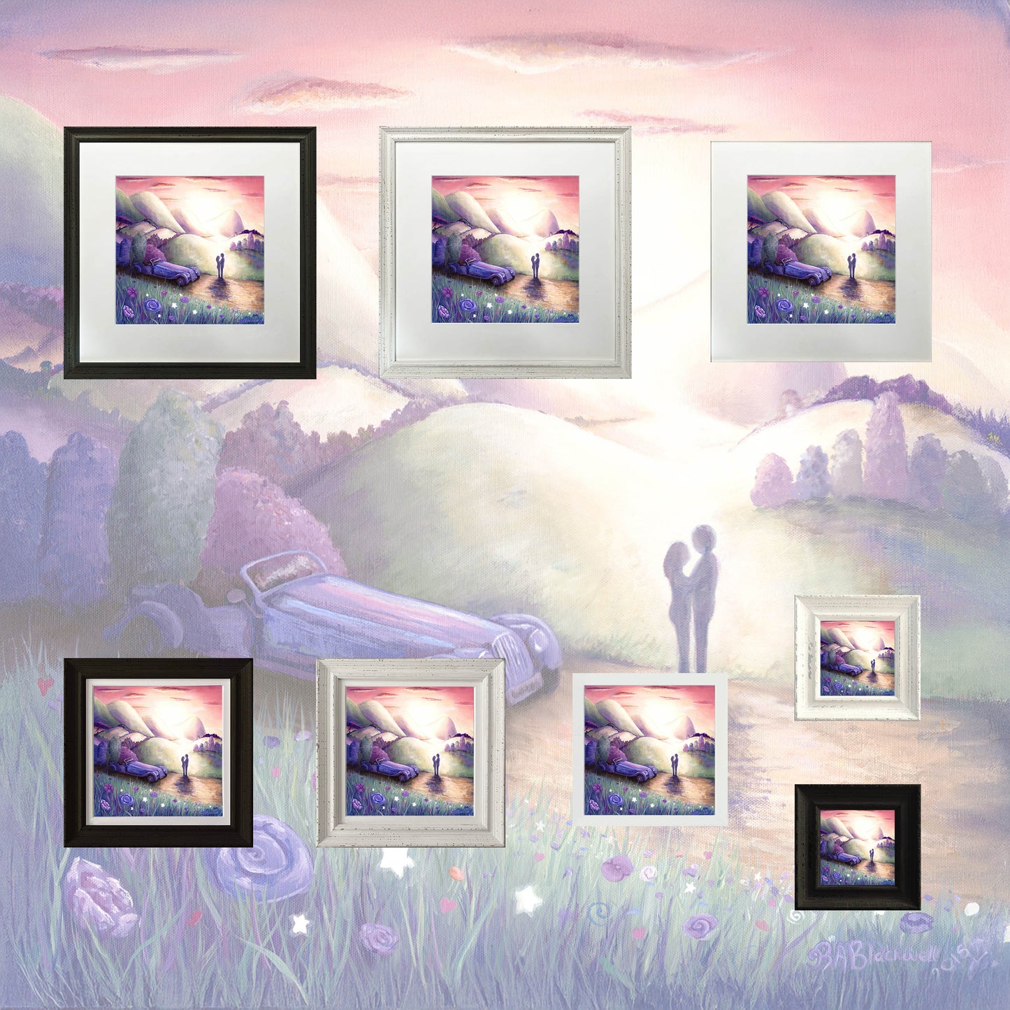 On the Road to Romance -Small Giclee