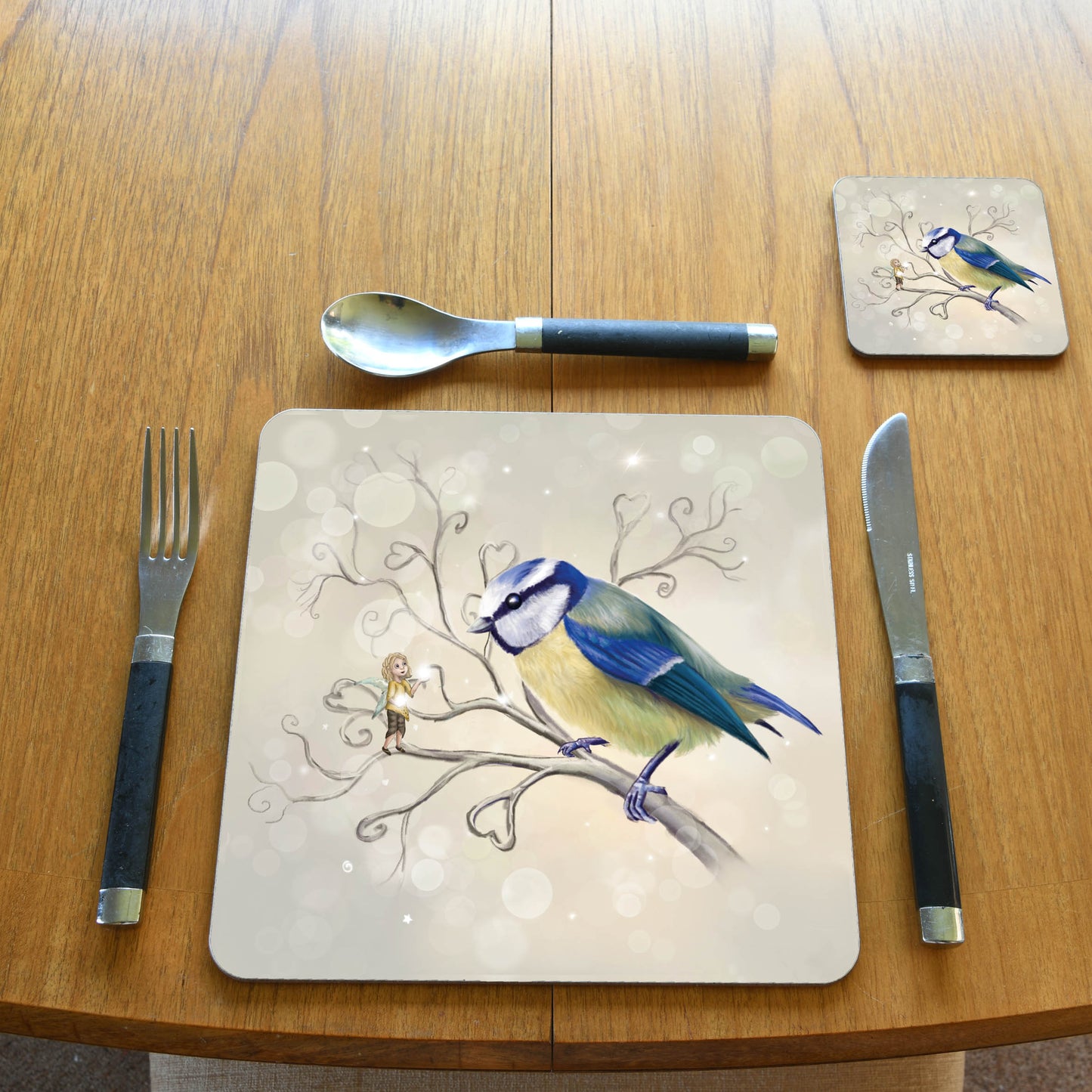 Placemat - Blue Tit - The Messenger