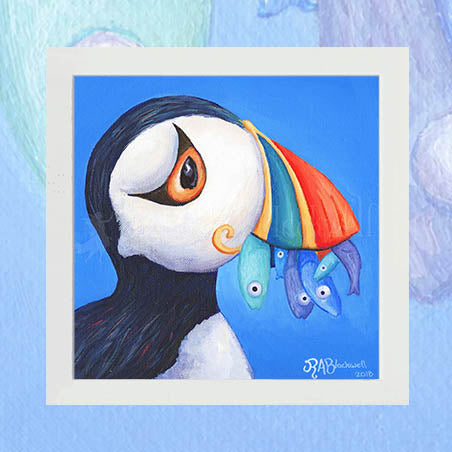 Puffin! - Unsigned Giclee Mount
