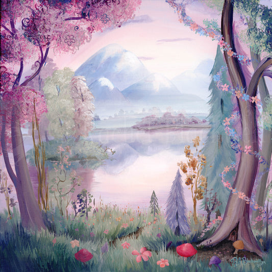 Rose Lake -Small Giclee