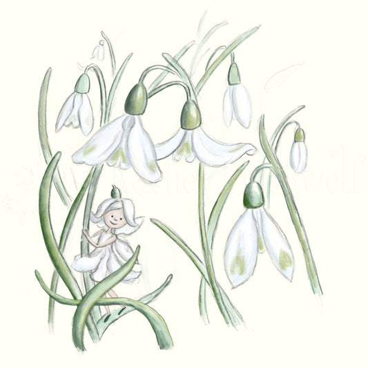Snowdrop Fairy -Small Giclee