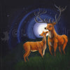 Stag and Doe -Small Giclee