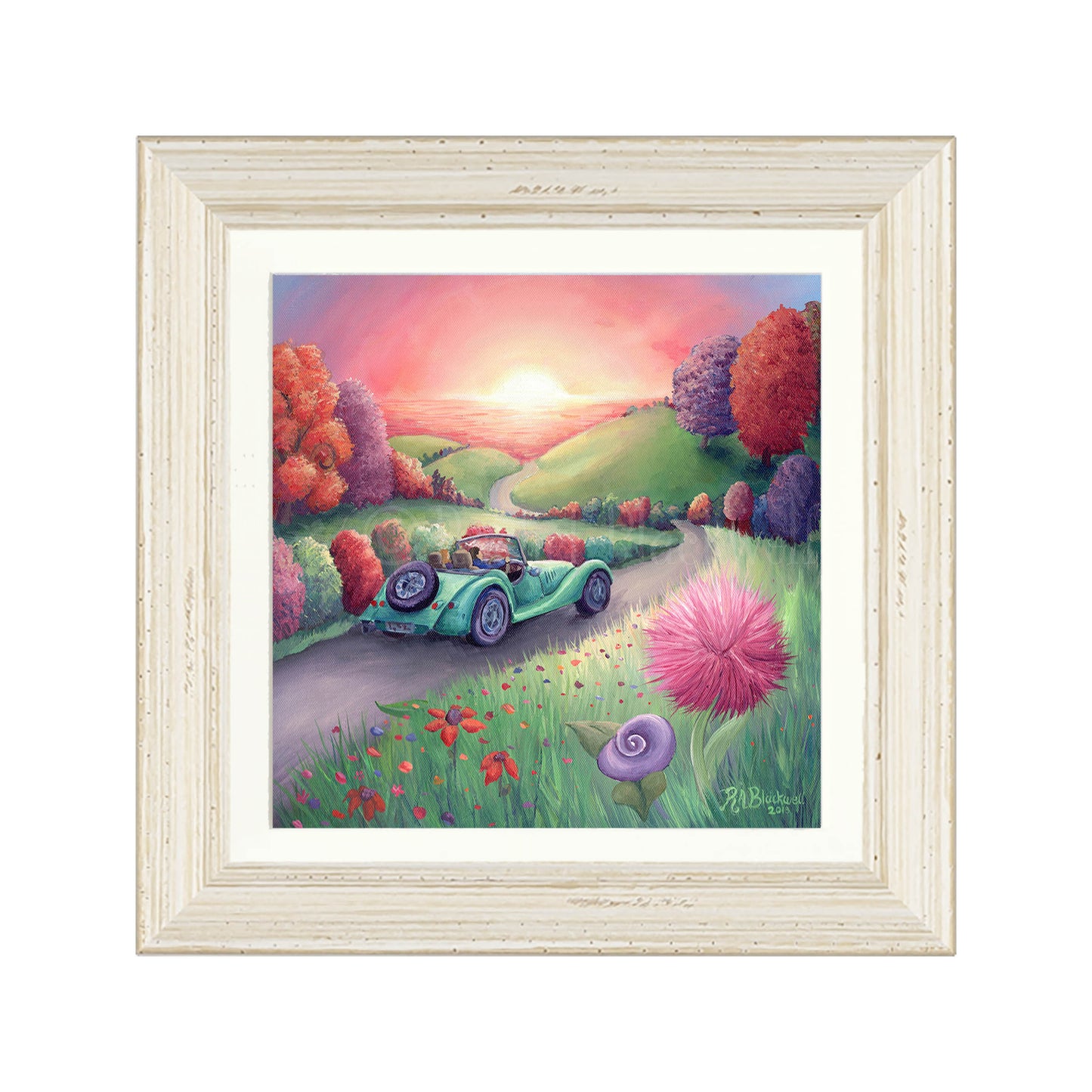 Sunset Drive -Giclee Print