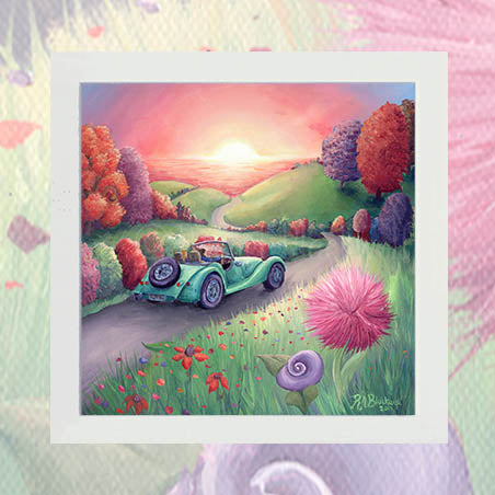 Sunset Drive - Unsigned Giclee Mount
