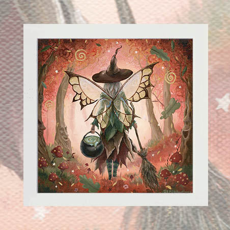 The Fairy Witch - Unsigned Giclee Mount