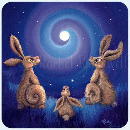 Magnetic Art - The Hare Family