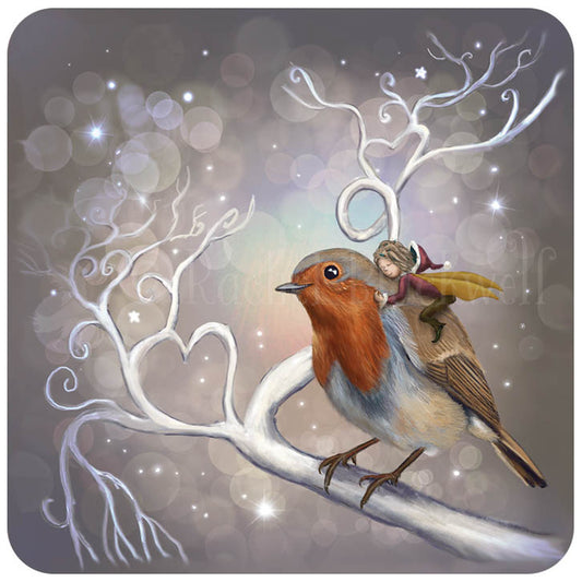 Magnetic Art - The Robin Fairy