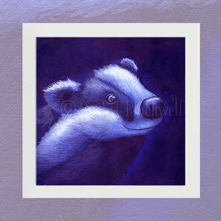 The Badger - Unsigned Giclee Mount