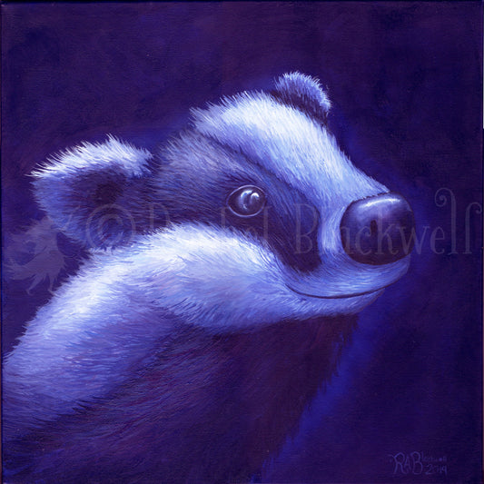 The Badger -Small Giclee