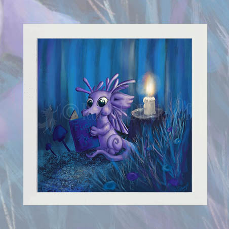 The Bookworm - Unsigned Giclee Mount