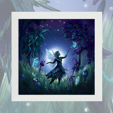 The Fairy Artist - Unsigned Giclee Mount