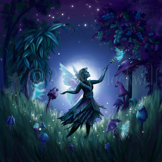 The Fairy Artist -Small Giclee
