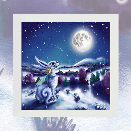 The Frosty Moon - Unsigned Giclee Mount