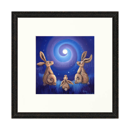 The Hare Family -Giclee Print