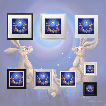 The Hare Family -Giclee Print