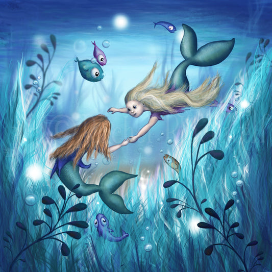 The Mermaids -Small Giclee