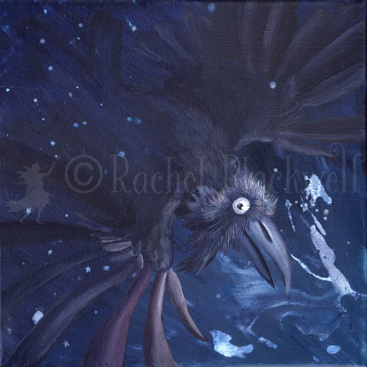 Trickster Raven -Small Giclee