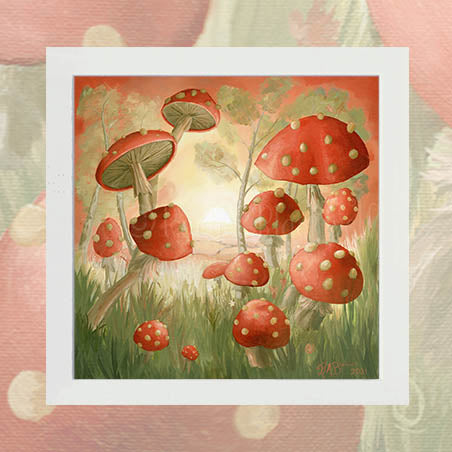 Where the Fairies Play - Unsigned Giclee Mount