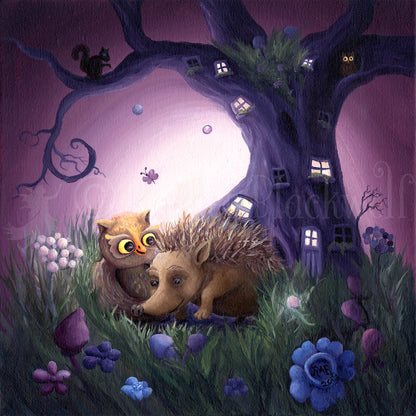 Woodland Friends -Giclee Print